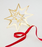 Georg Jensen Star Large gold-plated tree topper by Flemming Eskildsen
