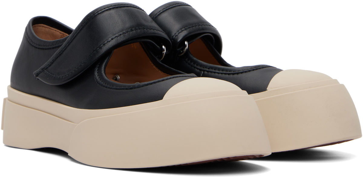 Marni Black Pablo Mary Jane Loafers