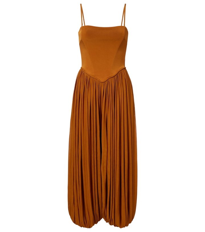 Photo: Zimmermann Luna pleated jersey jumpsuit