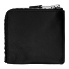 McQ Alexander McQueen Black Logo Zippered Wallet