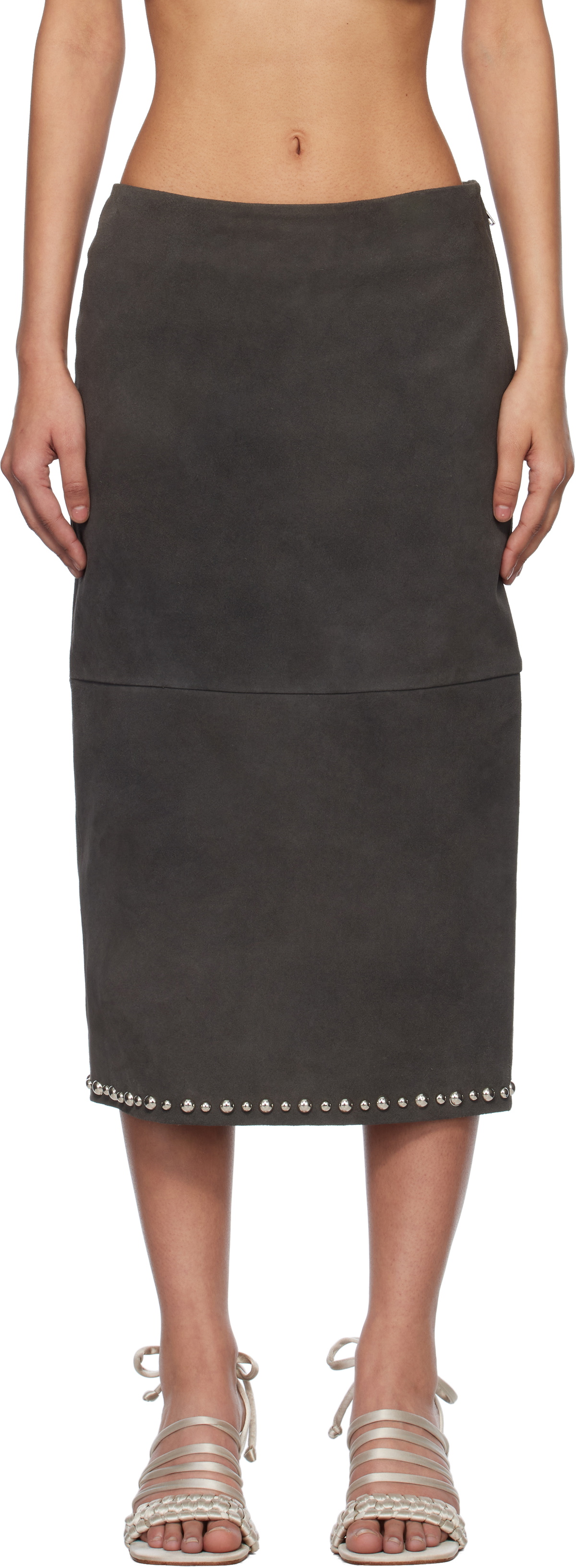 Gimaguas Gray Bella Maxi Skirt