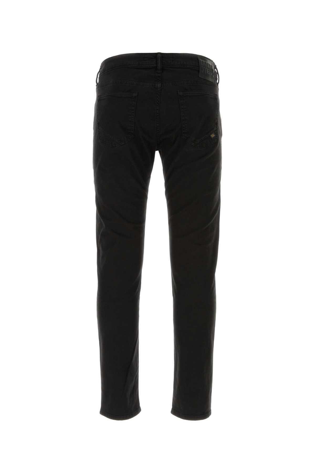 VIP【関税送料無料】希少 INCOTEX BLACK COTTON PANTS Incotex Black Stretch Cotton Pant Incotex
