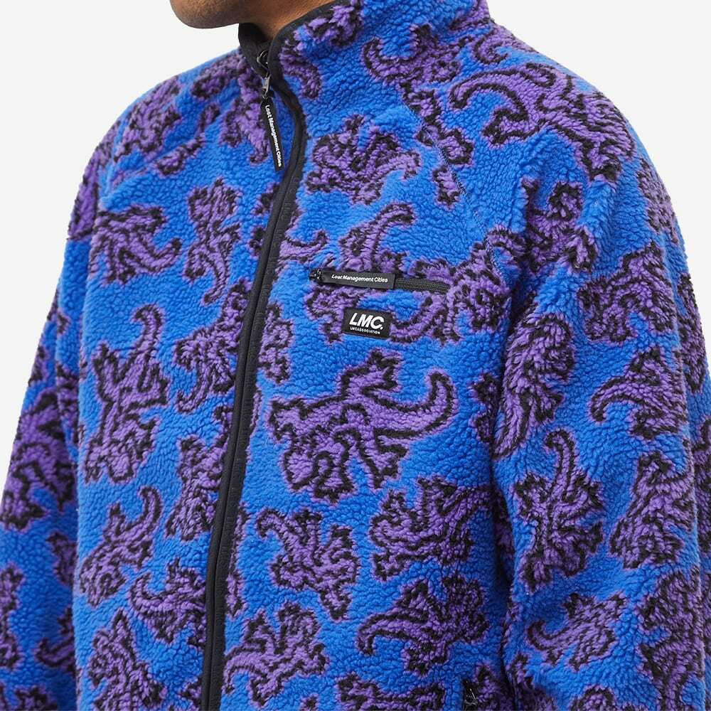 LMC Men's Boa Fleece Reversible Jacket in Blue LMC