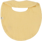 Bobo Choses Baby Two-Pack Off-White & Yellow Strawberry Bibs