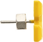 Off-White Yellow Mini Arrow Single Earring