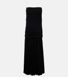 Jacquemus Abiha gathered jersey midi dress