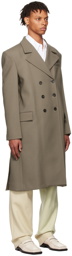 Peter Do Gray Wool Coat