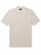 A.P.C. - Jay Slim-Fit Piqué Polo Shirt - Neutrals