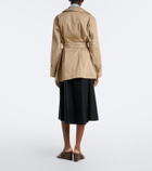 Vince Cotton midi skirt