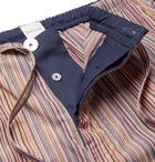 PAUL SMITH - Striped Cotton Drawstring Pyjama Shorts - Multi