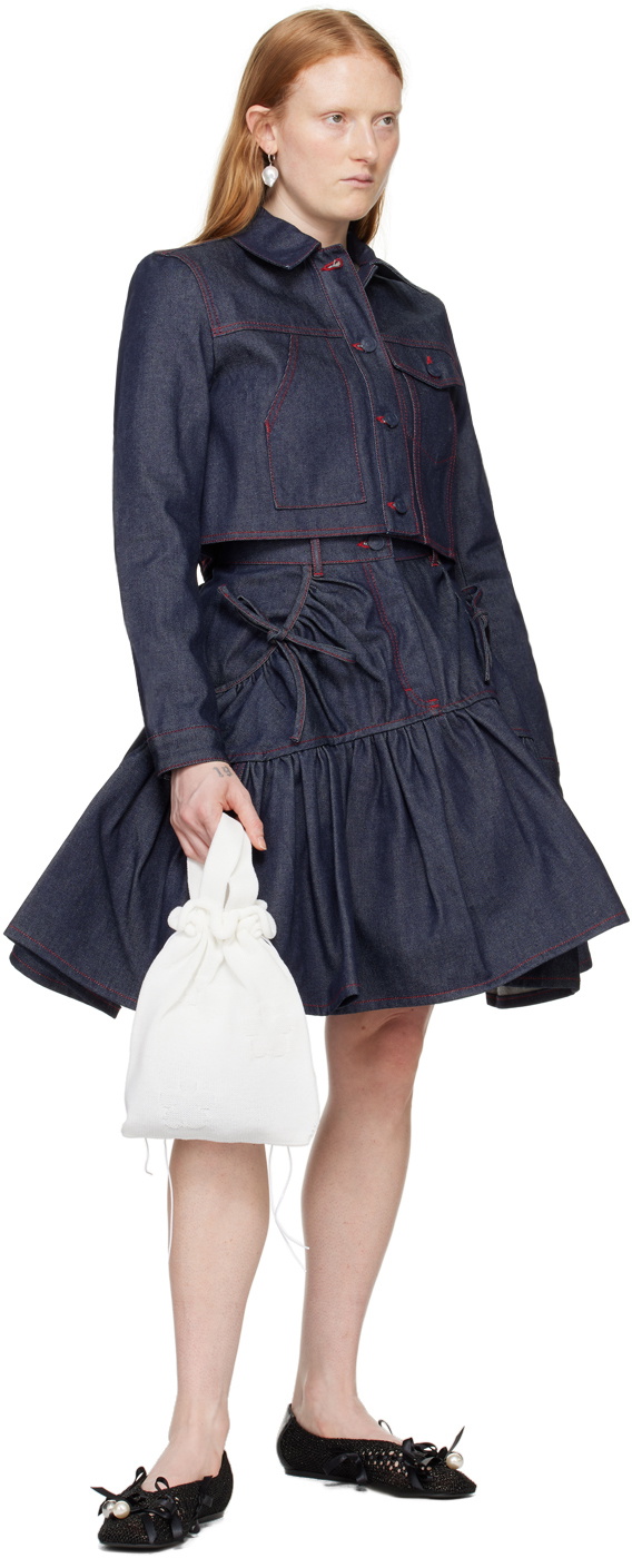 Cecilie Bahnsen Indigo Gracie Denim Jacket