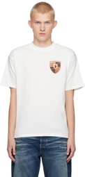 PLACES+FACES White 'P+F' Motors T-shirt
