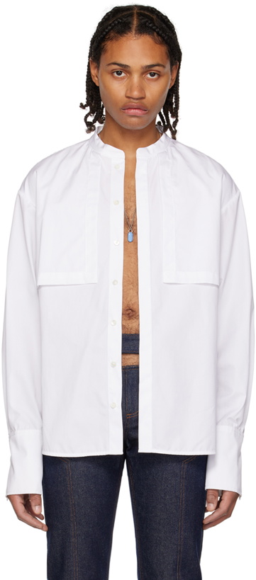 Photo: K.NGSLEY SSENSE Exclusive White Murray Shirt
