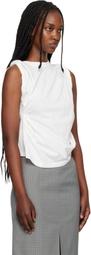 OUR LEGACY White Twisted T-shirt