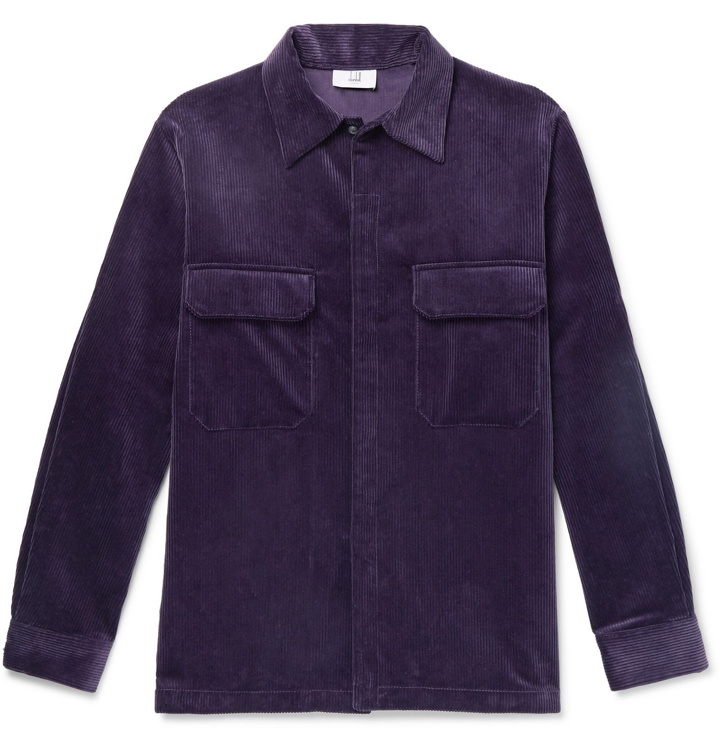 Photo: Dunhill - Cotton-Corduroy Overshirt - Purple