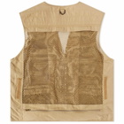 Tired Skateboards Men's OG Fishing Vest in Khaki