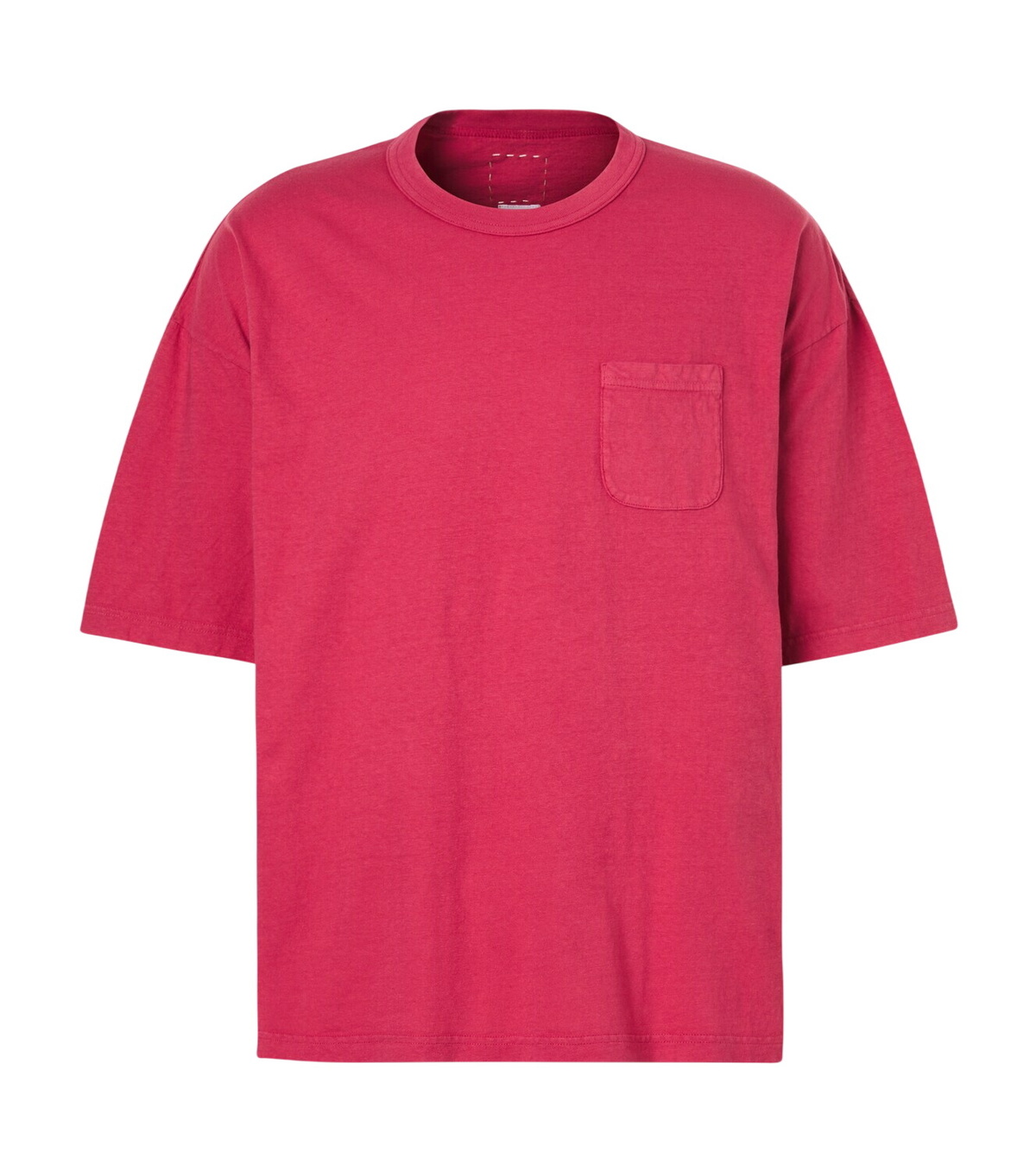 Visvim Men's Border Striped T-Shirt in Purple Visvim