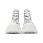 Alexander McQueen SSENSE Exclusive Grey Tread Slick Sneaker Boots