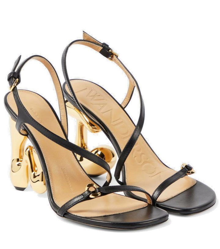 Photo: JW Anderson JW Bubble Heel leather sandals