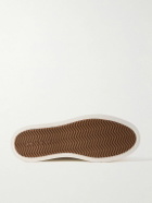 Kiton - Suede Slip-On Sneakers - Brown