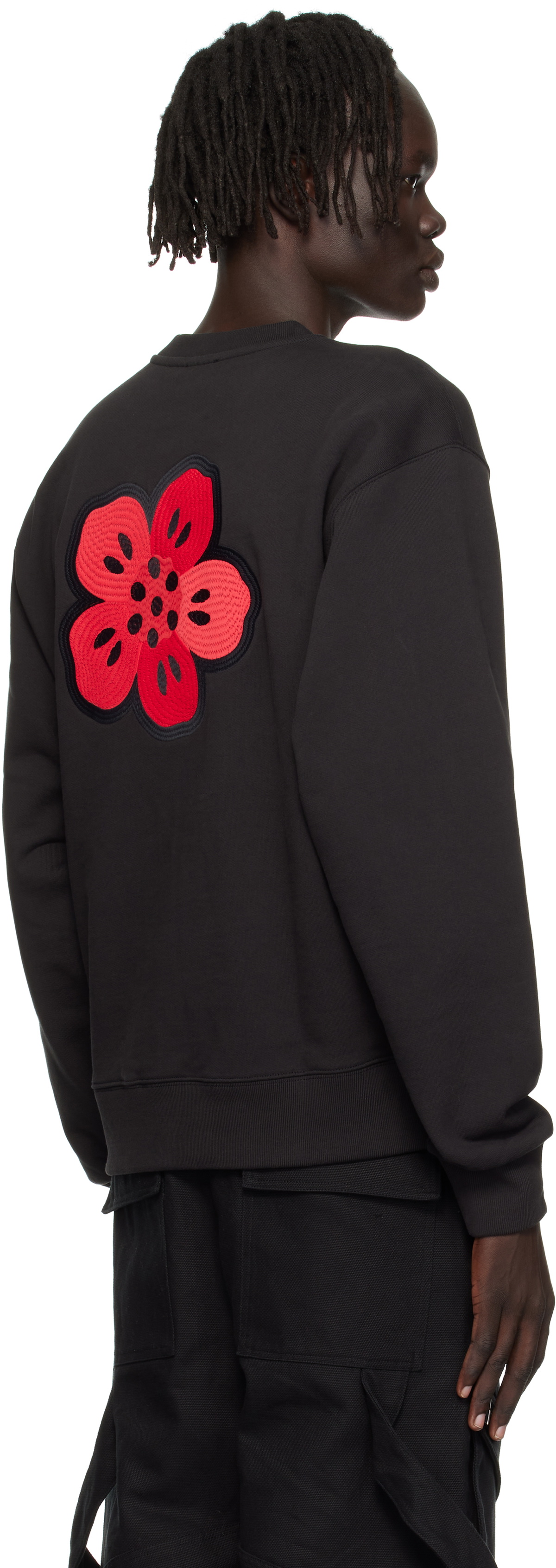 Kenzo Black Kenzo Paris 'Boke Flower' Embroidered Sweatshirt