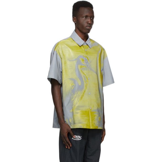 Heron Preston Silver Reflex Shirt Heron Preston