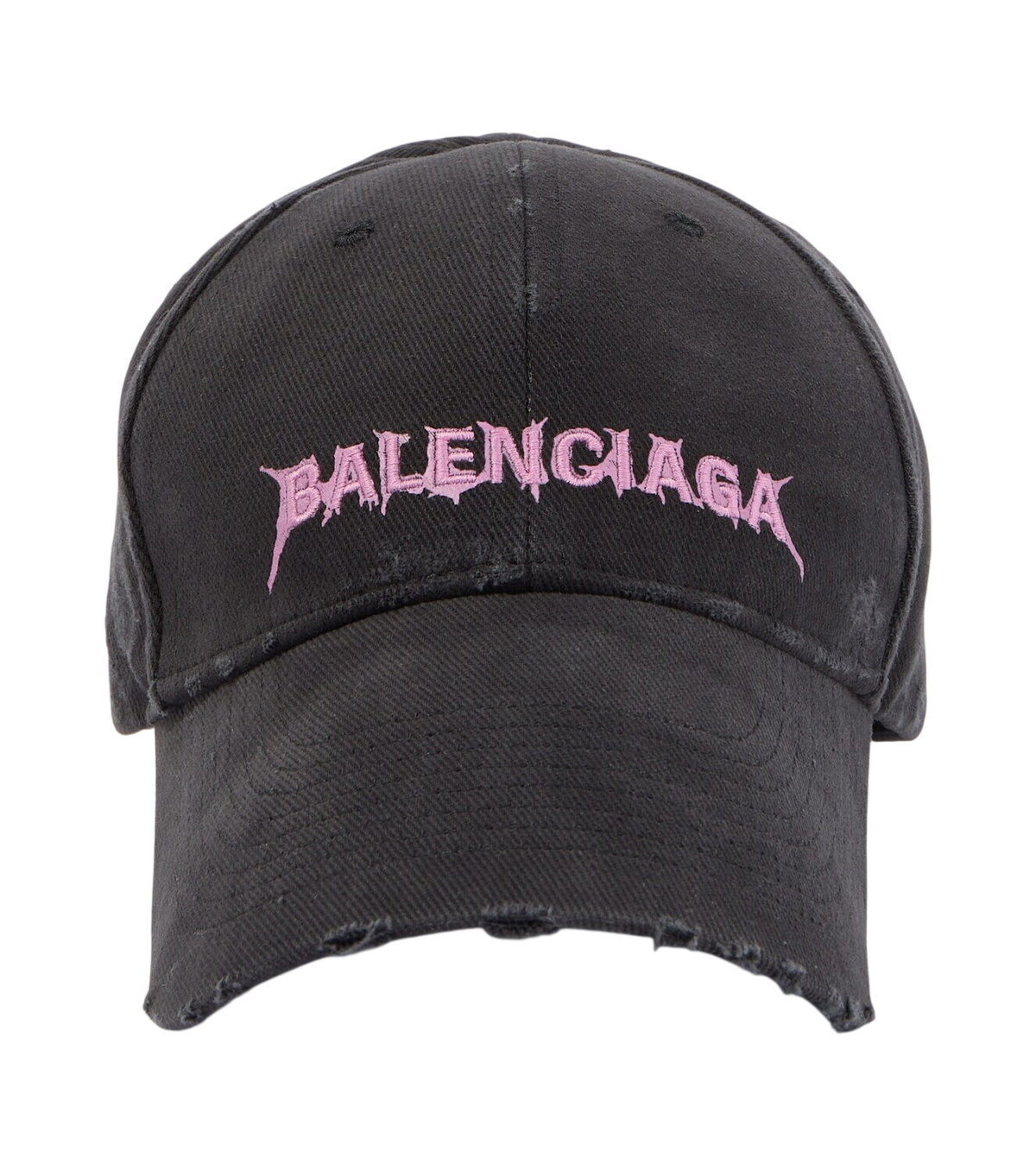 Balenciaga Sinners Embroidered Cap Black Balenciaga