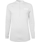 Under Armour - Gametime Mesh-Panelled ColdGear Half-Zip Top - Gray