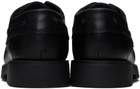 Kleman Black Donato Boat Shoes