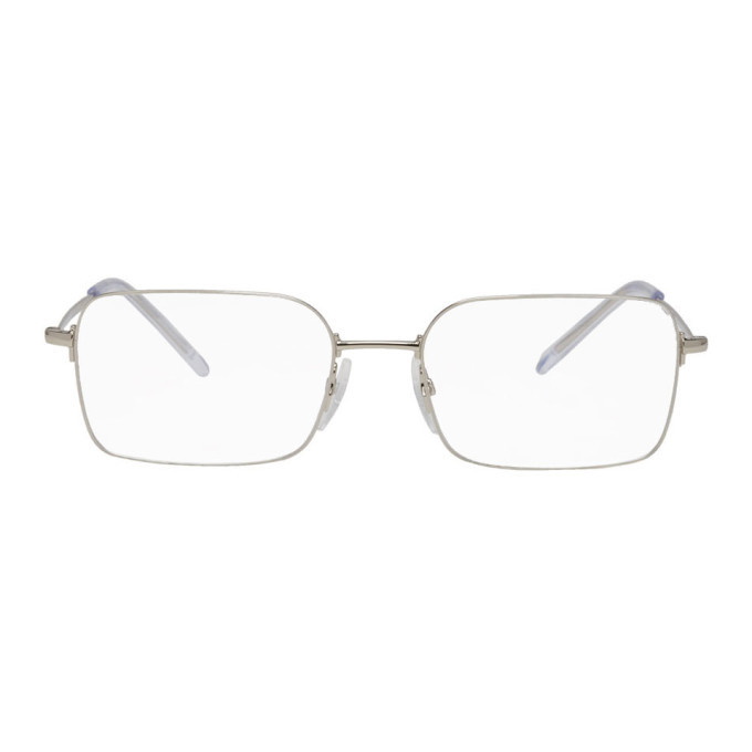 Photo: Balenciaga Silver Square Glasses