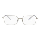 Balenciaga Silver Square Glasses