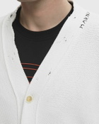 Marni CARDIGAN White Mens Zippers & Cardigan