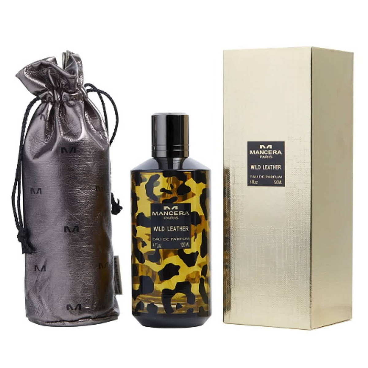 Mancera Unisex Wild Leather EDP Spray 4 oz (120 ml)