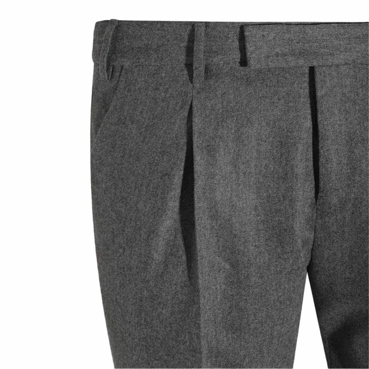 PT Torino Grey Wool Pants
