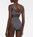 Alexandra Miro Ursula polka-dot bikini bottoms