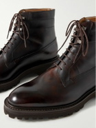 John Lobb - Alder Burnished-Leather Boots - Brown