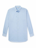 Auralee - Cutaway-Collar Cotton-Organdy Shirt - Blue