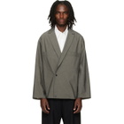 Fear of God Gray Cotton Wool Oxford Shirt Blazer