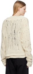 AIREI Off-White Layered Sweater