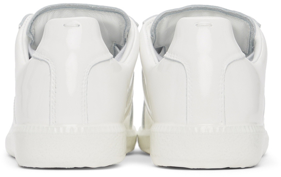 スニーカー Maison Margiela White Mesh And Rubber Sneakers Maison Margiela White Rubber Replica Low Sneakers Maison