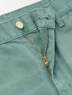 Carhartt WIP - Double Knee Straight-Leg Organic Cotton-Canvas Carpenter Trousers - Blue
