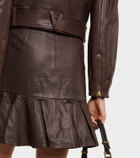 Veronica Beard Marea leather jacket