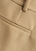 Rejina Pyo Cathy Straight-leg Cotton-blend Trousers Beige