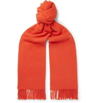 Acne Studios - Canada Fringed Wool Scarf - Men - Orange