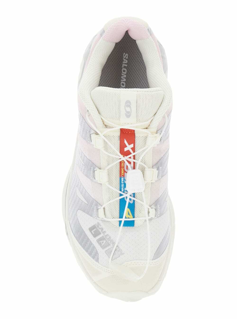 Salomon xt-4 Og Pink Low Top Sneakers With Mesh Panels In Fabric Unisex