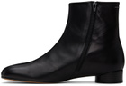 MM6 Maison Margiela Black Anatomic Ankle Boots