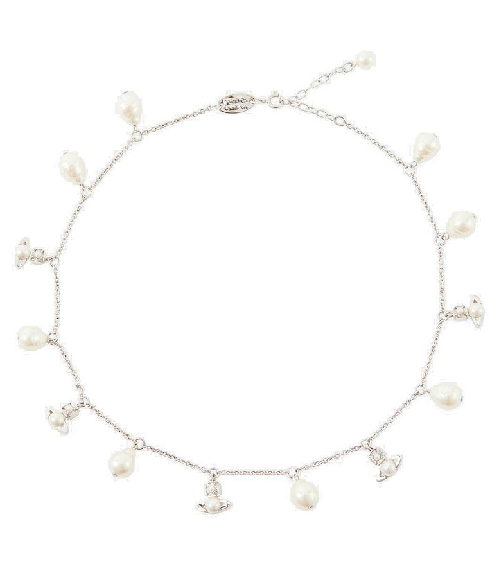 Photo: Vivienne Westwood Emiliana baroque pearl-embellished necklace