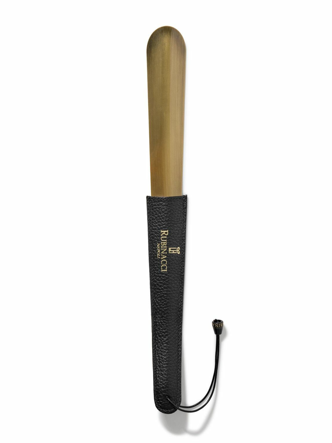 Rubinacci - Leather and Brass Shoehorn