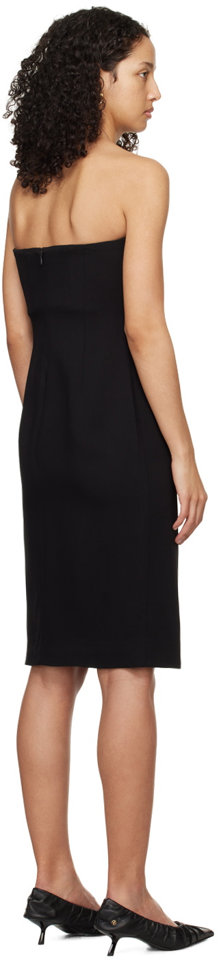 ANINE BING Black Halle Midi Dress