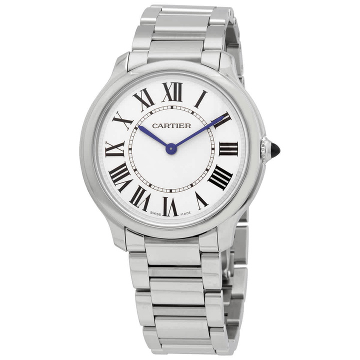 Photo: Cartier Ronde Must De Cartier Quartz Silver Dial Unisex Watch WSRN0034